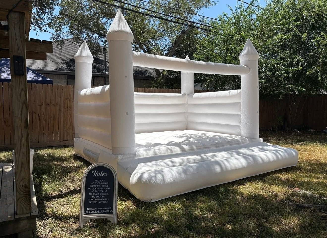 Large Modern White Castle